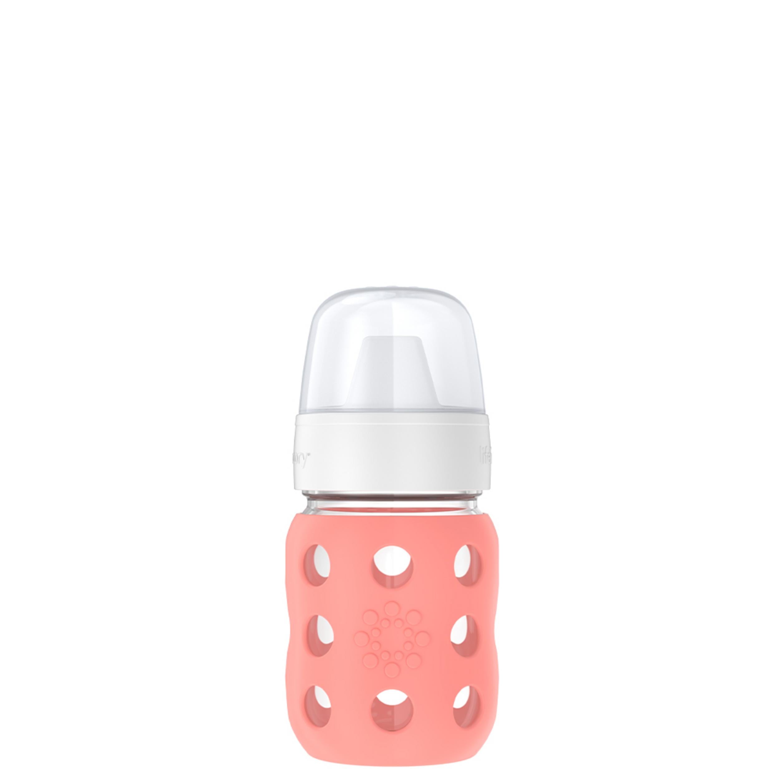8oz Glass Baby Bottle with Silicone Sleeve | Lifefactory