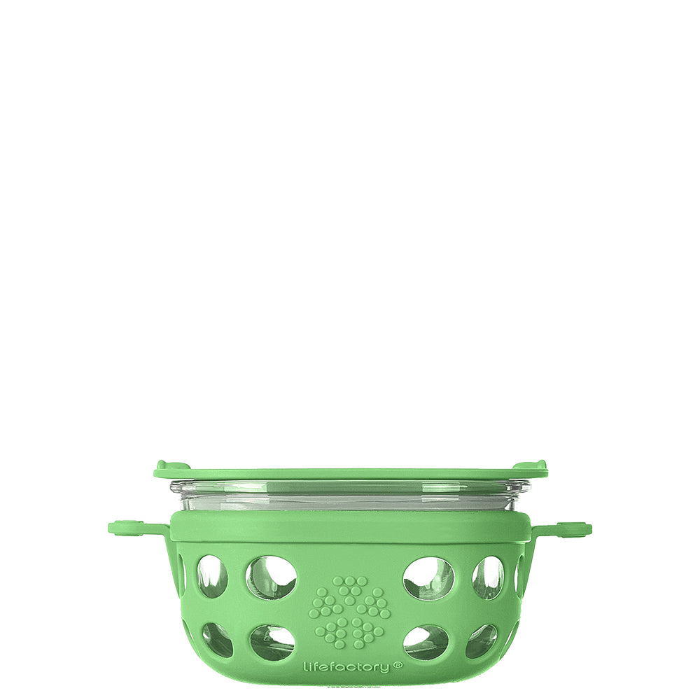 Lifefactory - 1 Cup Glass Food Storage-Grass Green