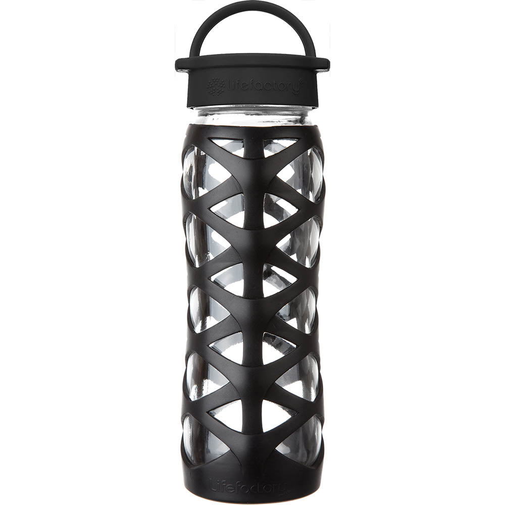 Theta Phi Alpha Glass Water Bottle with Silicone Sleeve