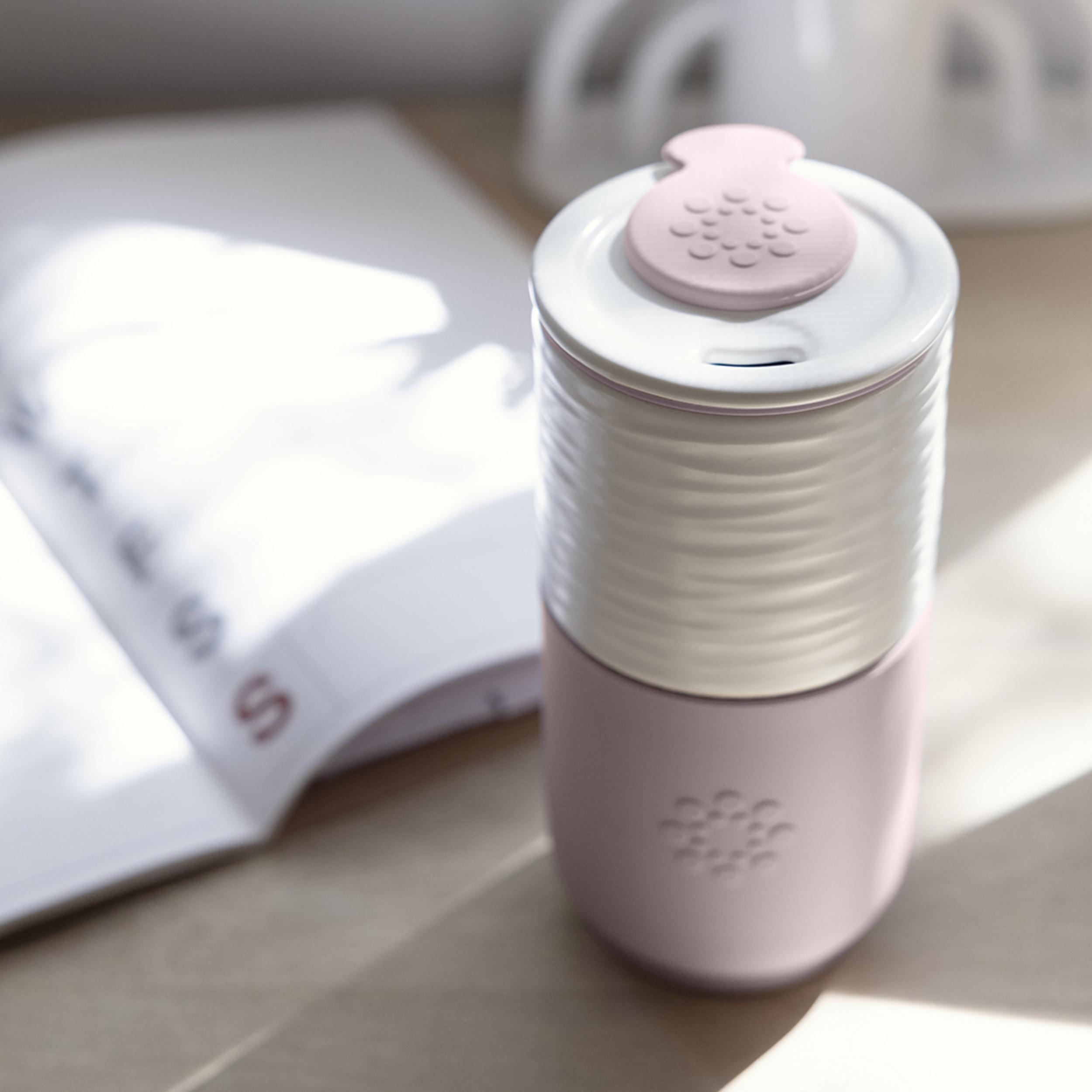 12oz Ceramic Tumbler with Ceramic Lid | Lifefactory