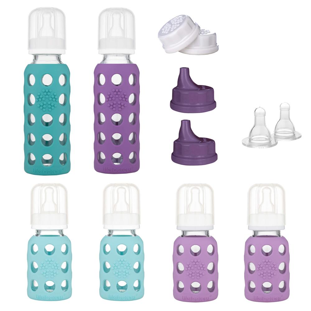 https://lifefactory.com/cdn/shop/products/6-glass-baby-bottle-starter-set-mint-lavender-grape-kale-1_R1_1800x1800.jpg?v=1659628406