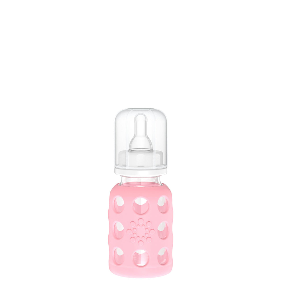Amber Glass Bottle 4oz w/Lid (12 Pcs)