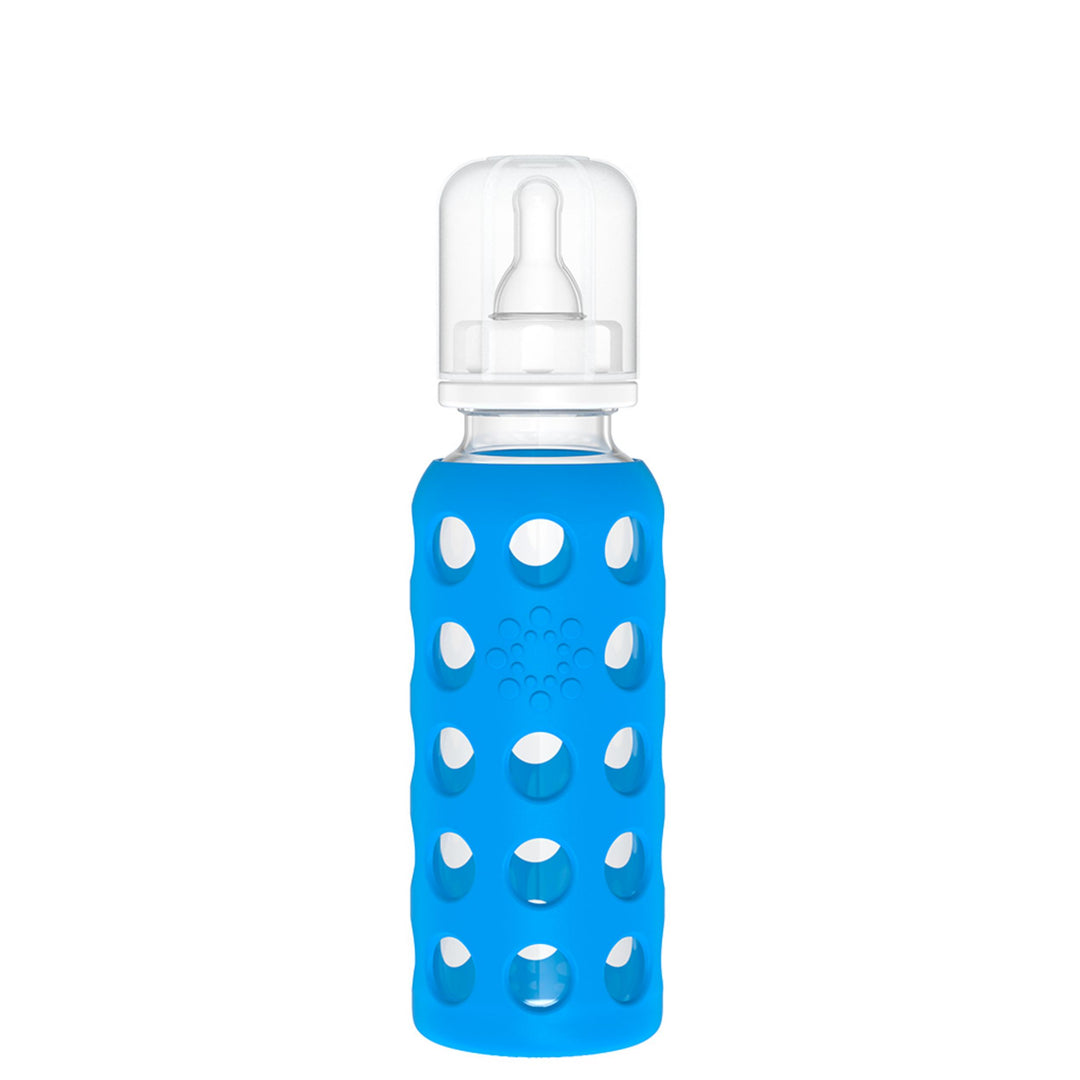 9oz Glass Baby Bottle with Silicone Sleeve | Lifefactory