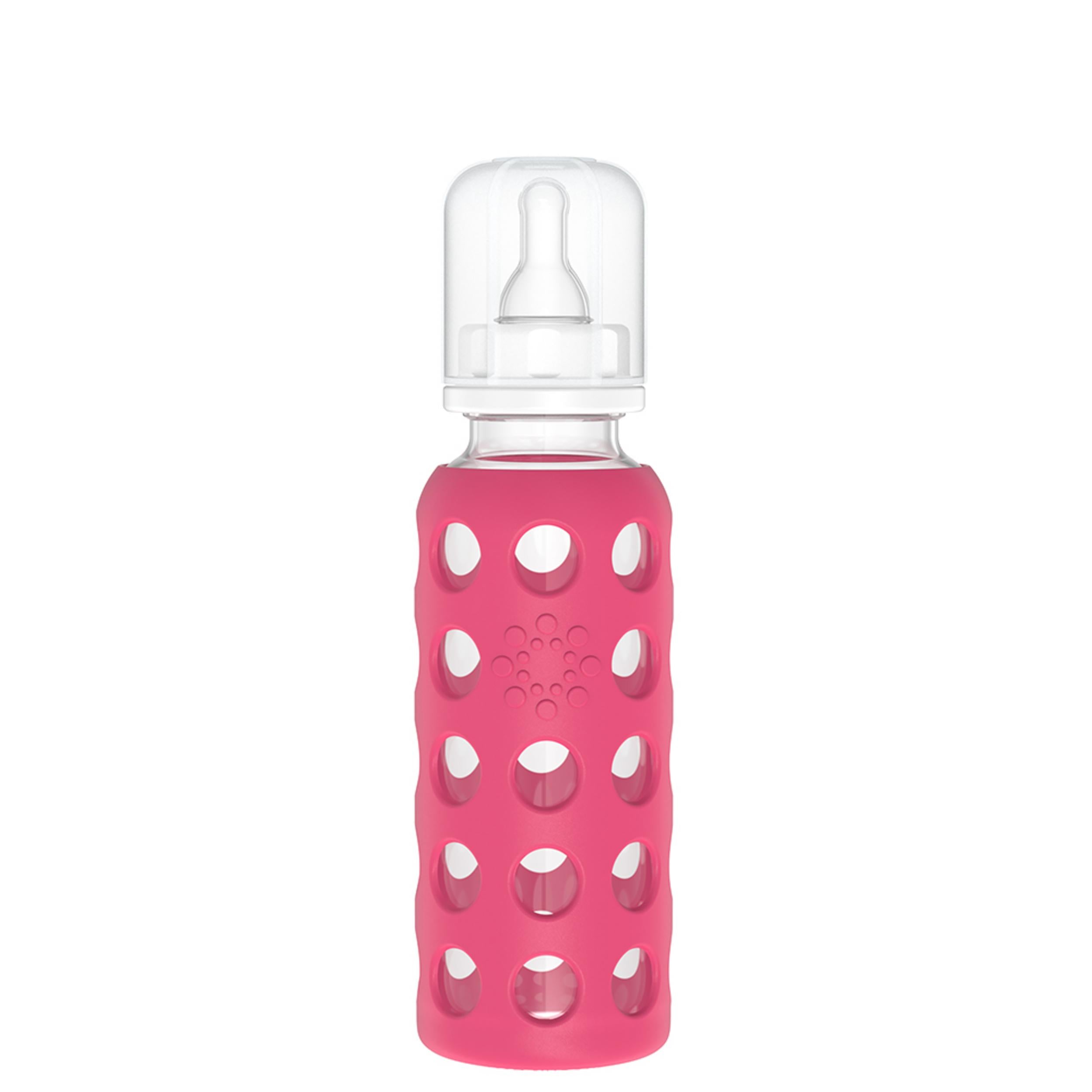 9oz Glass Baby Bottle with Silicone Sleeve Lifefactory