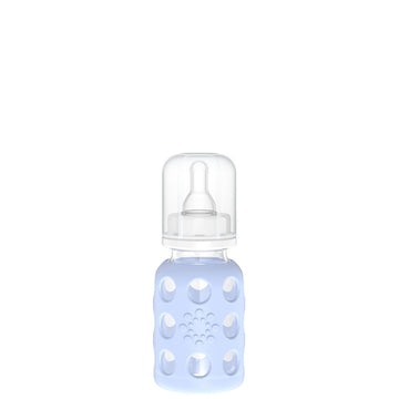 Lifefactory - 4-Glass Baby Bottle Starter Set Mint Blanket Blueberry Kale