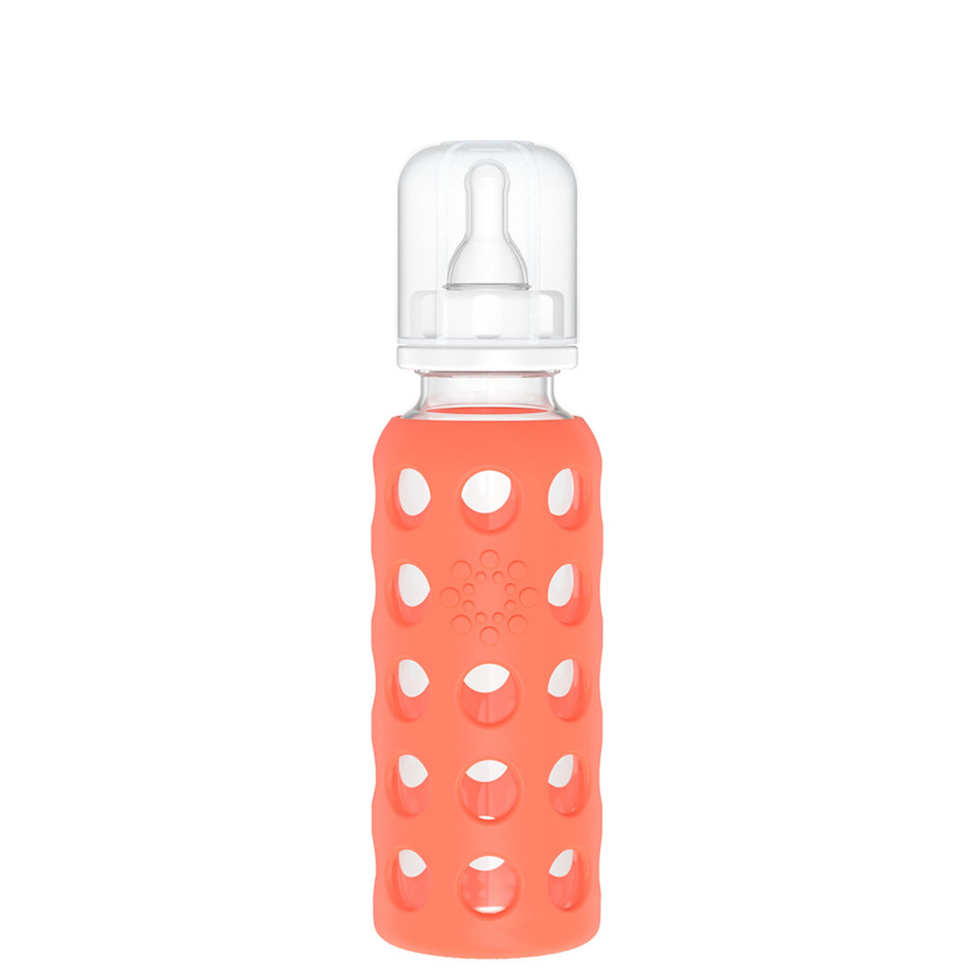 9oz Glass Baby Bottle with Silicone Sleeve | Lifefactory