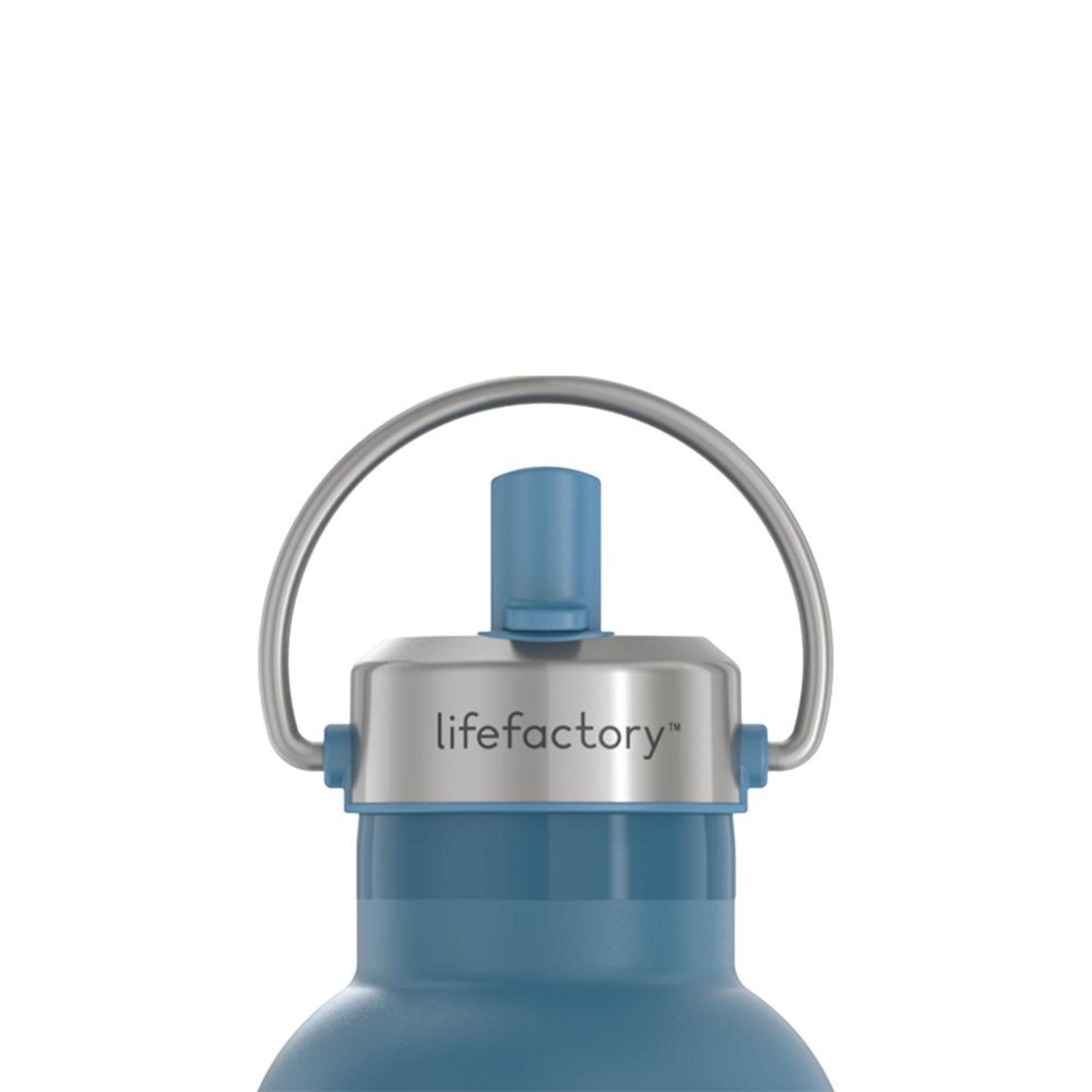 16oz Stainless Steel Sport Bottle Straw Cap Lifefactory 16oz-stainless-steel-sport-bottle-straw-cap-lifefactory