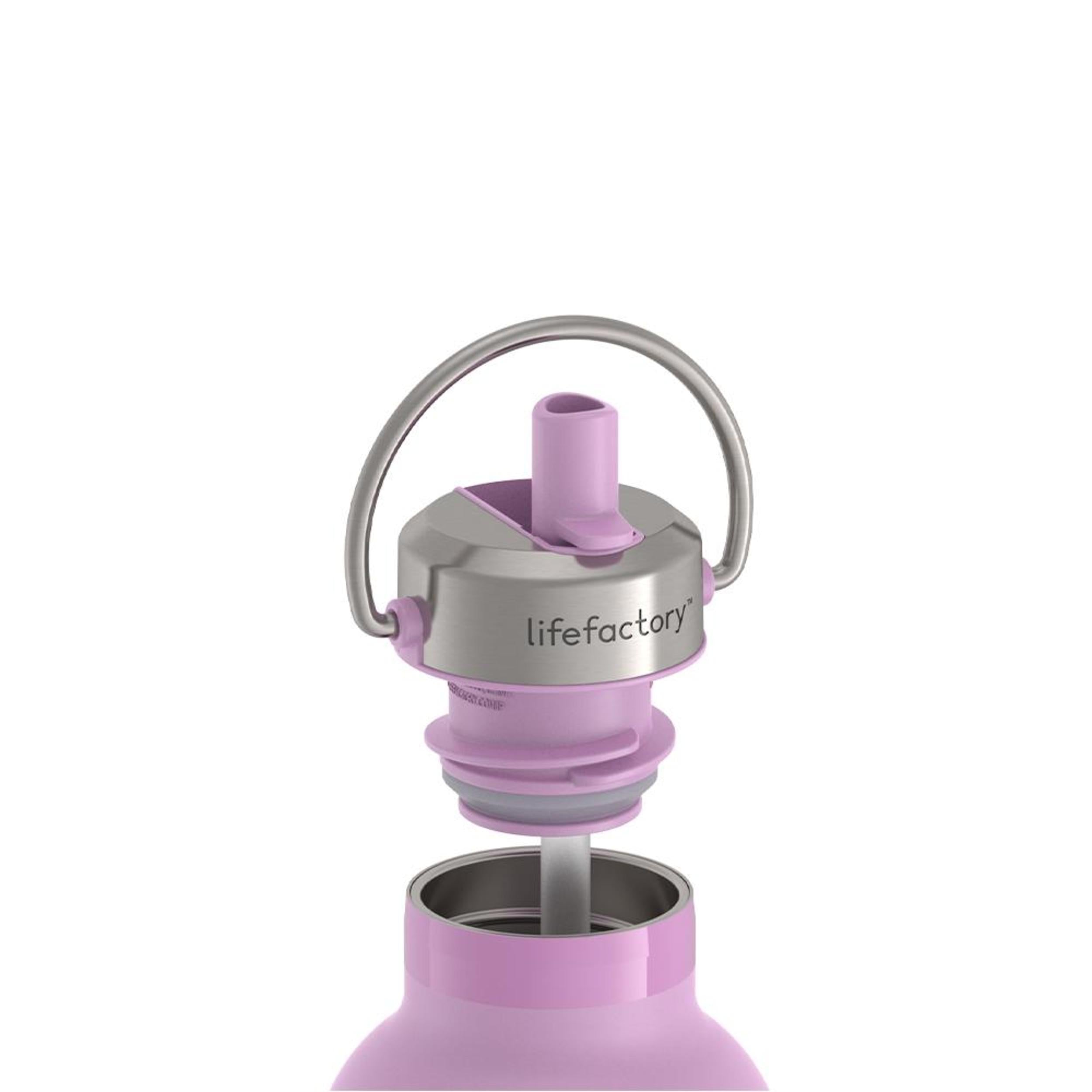 20oz Stainless Steel Sport Bottle Straw Cap | Lifefactory