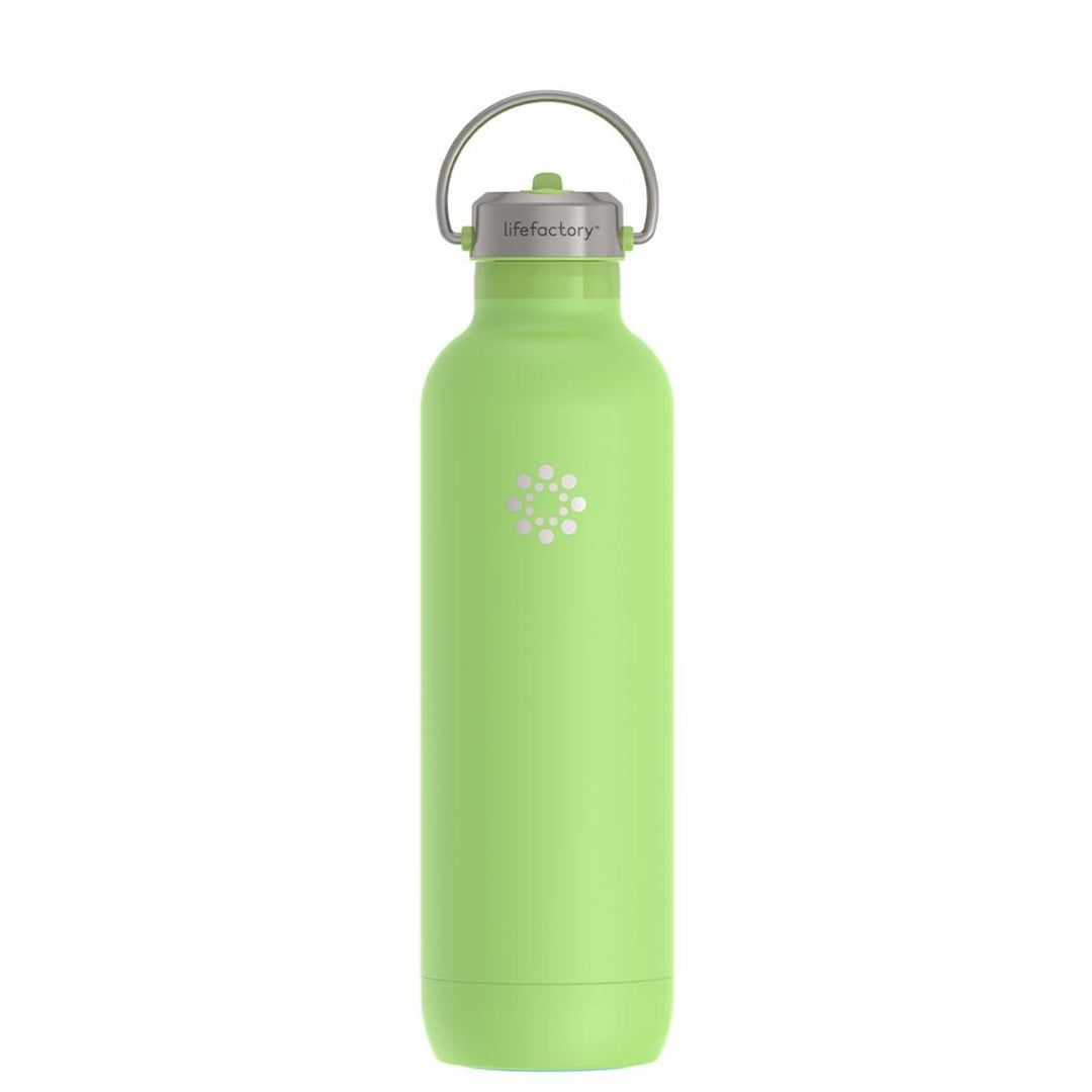 CustomGiftsNow Coolest Grandpa Sport-Wasserflasche – Alu-Trinkflasche 590 Ml Mit 2 Deckeln, BPA-frei