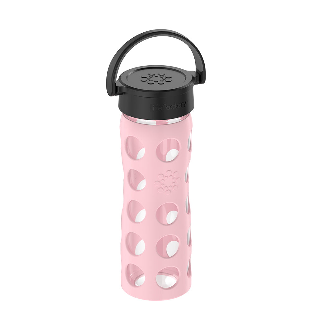Custom Glass Water Bottle with Silicone Sleeve Suppliers and