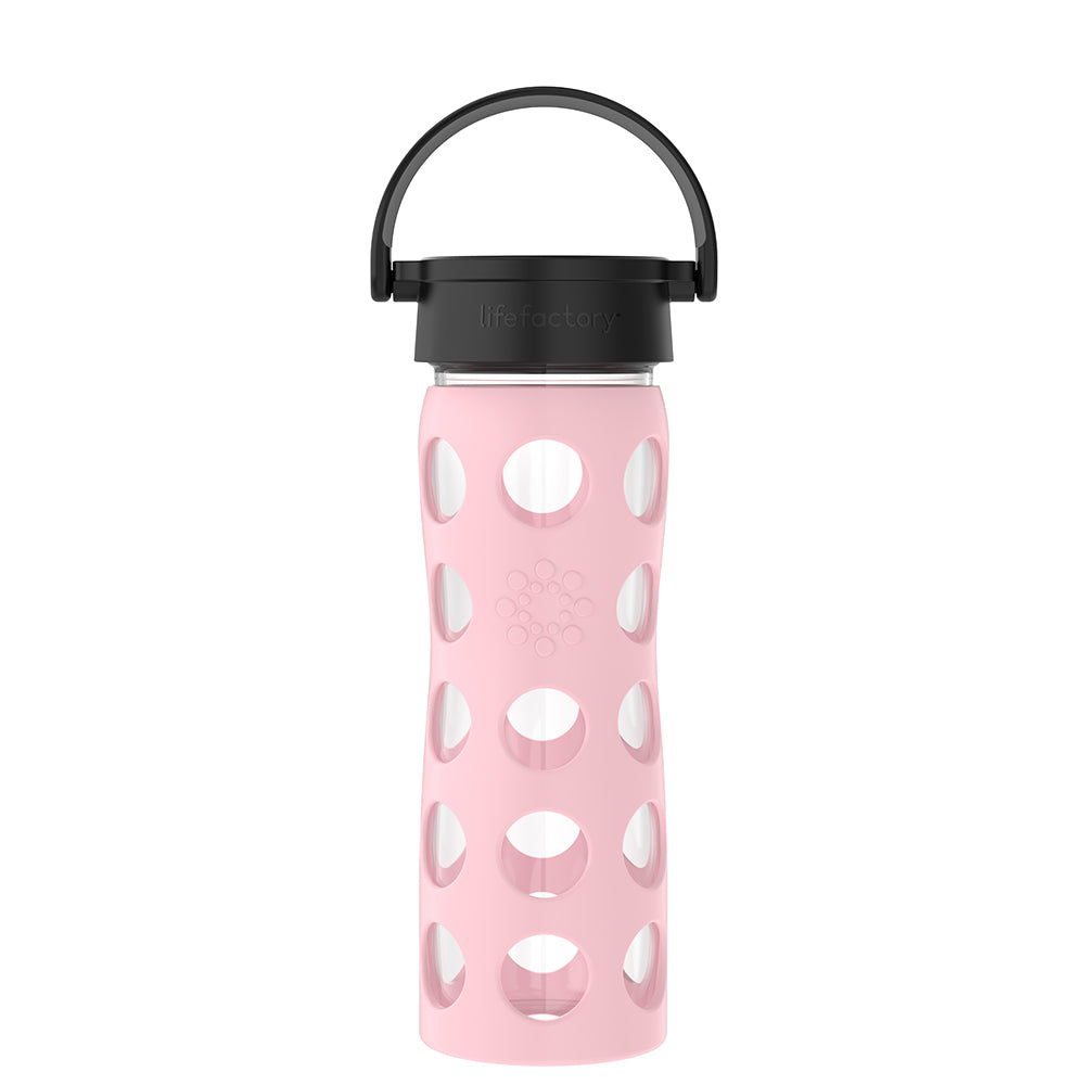 Leak-Proof Glass Water Bottle with Lid for Workout, Juice Glass