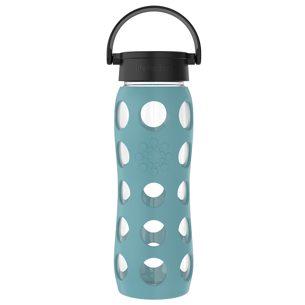 22oz Glass Water Bottle with Silicone Sleeve | Lifefactory