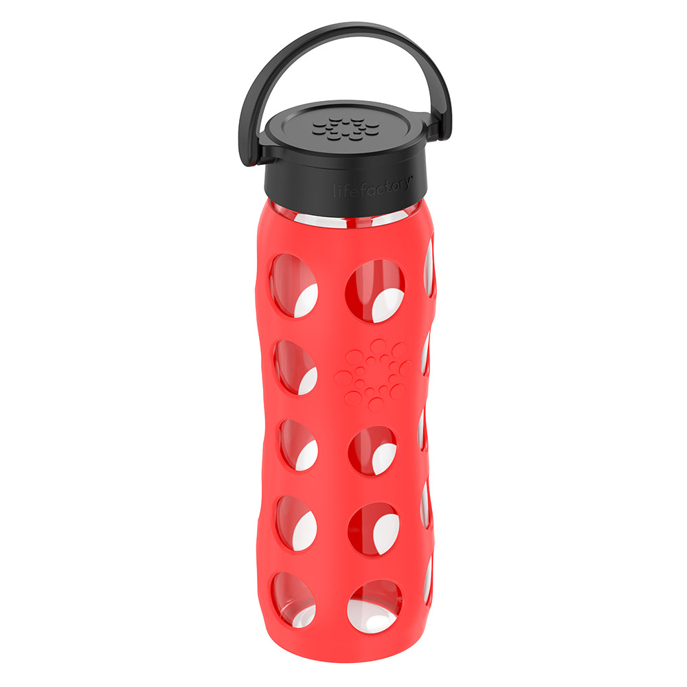 22oz Glass Water Bottle with Silicone Sleeve