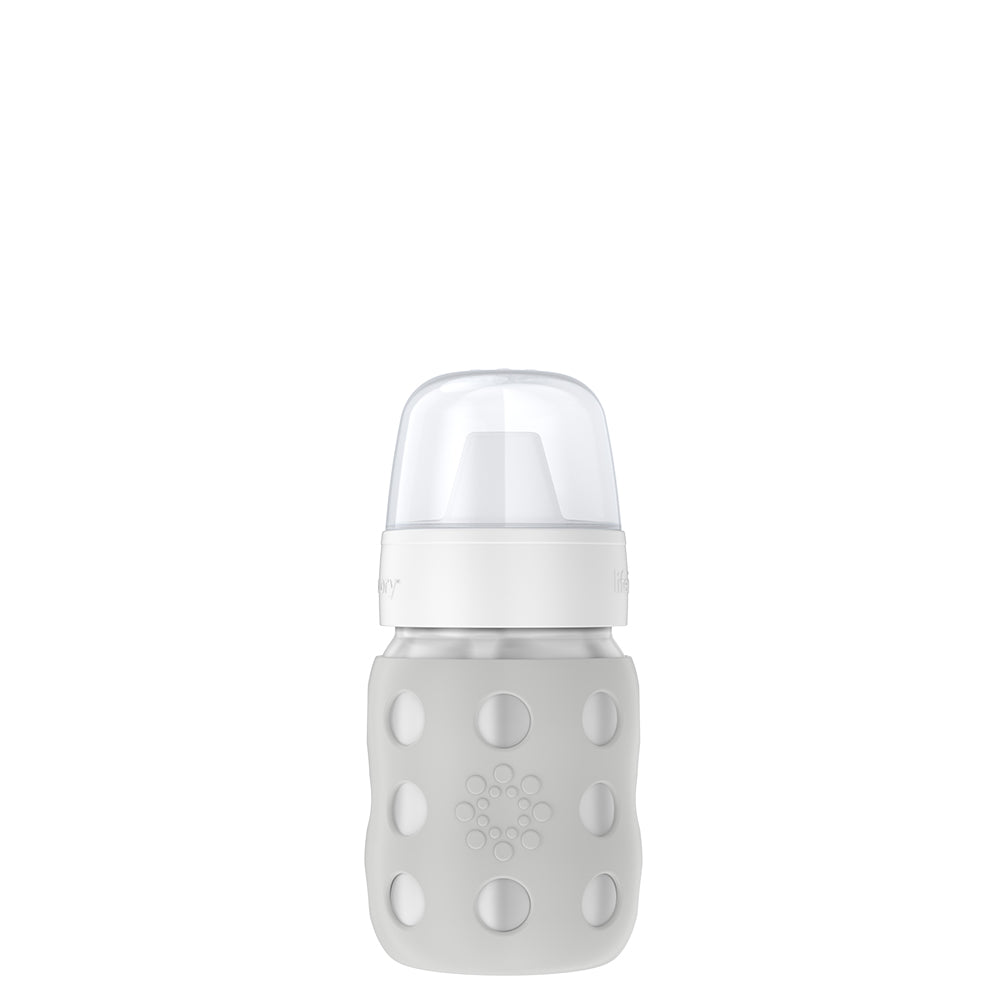 8oz Stainless Steel Baby Bottle with Silicone Sleeve | Lifefactory
