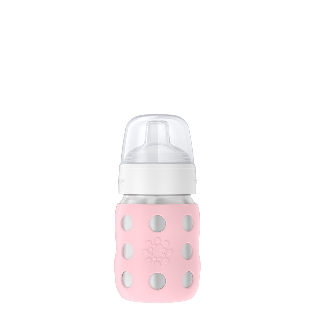 8oz Stainless Steel Baby Bottle with Silicone Sleeve | Lifefactory