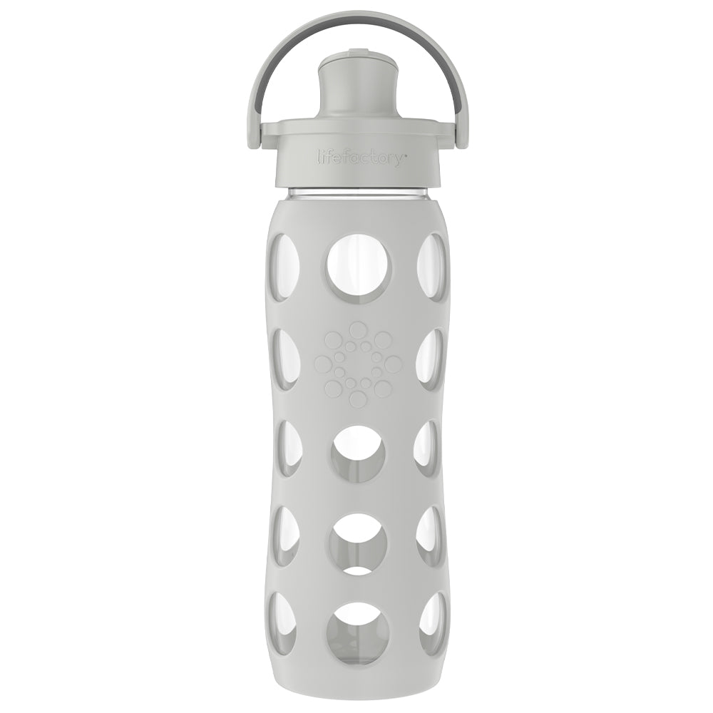 factory custom glass water bottle silicone