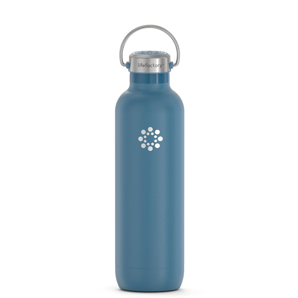 LIFE IS GOOD 32 oz STAINLES STEEL WATER BOTTLE LIFE IS GOOD ON THE LAKE  AQUA